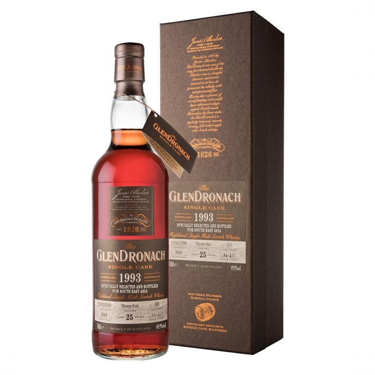 Bottle-The-GlenDronach-25-Years-1993-Cask-393-–-S.E.A.-Edition-1---Sherry
